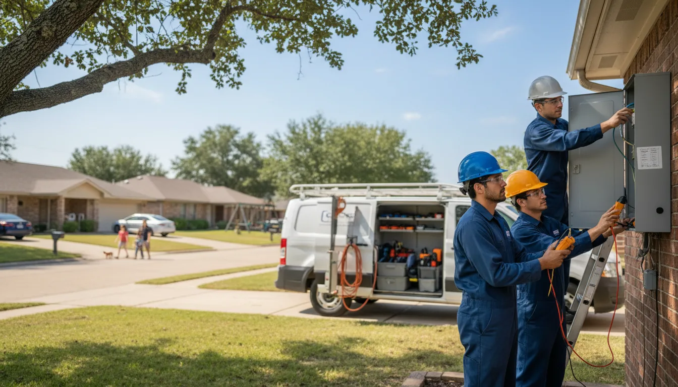 Certified electrician providing emergency electrical services in Olmstedville, NY
